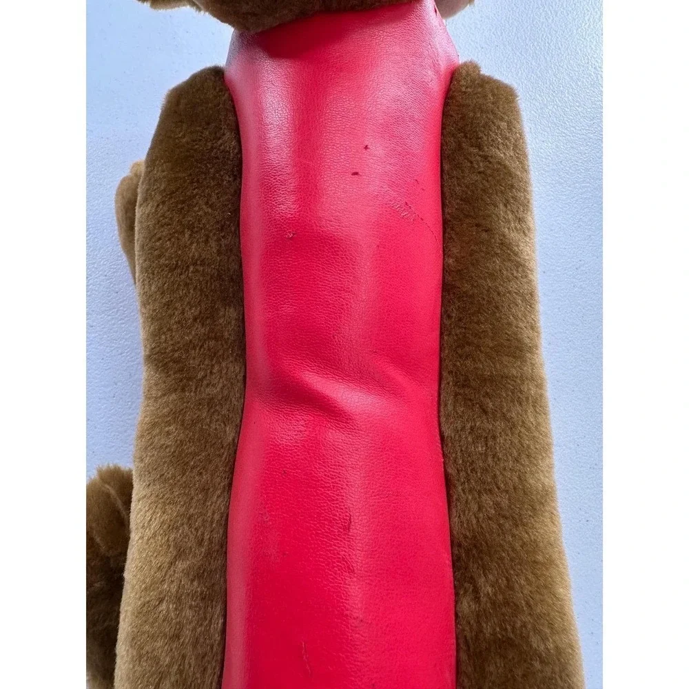 Vintage Allentown Toy Co.‎ Plush & Vinyl Dachshund Dog Stuffed Animal 21